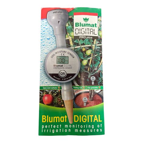 custom blumat moisture meter|digital soil moisture tester.